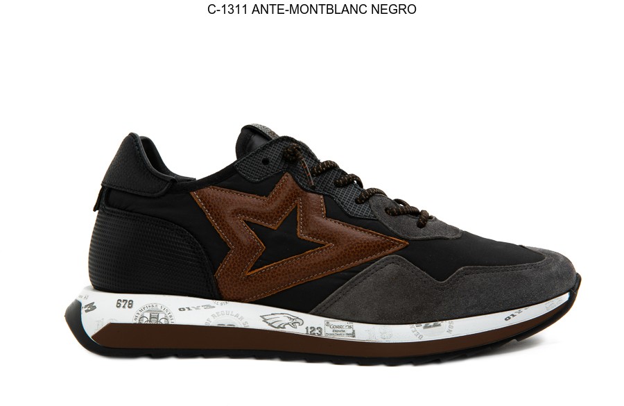 deportivo ante montblanc negro Cetti shoes